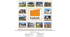 Desktop Screenshot of habak-bau.de