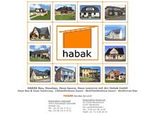 Tablet Screenshot of habak-bau.de